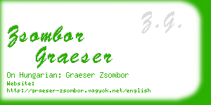 zsombor graeser business card